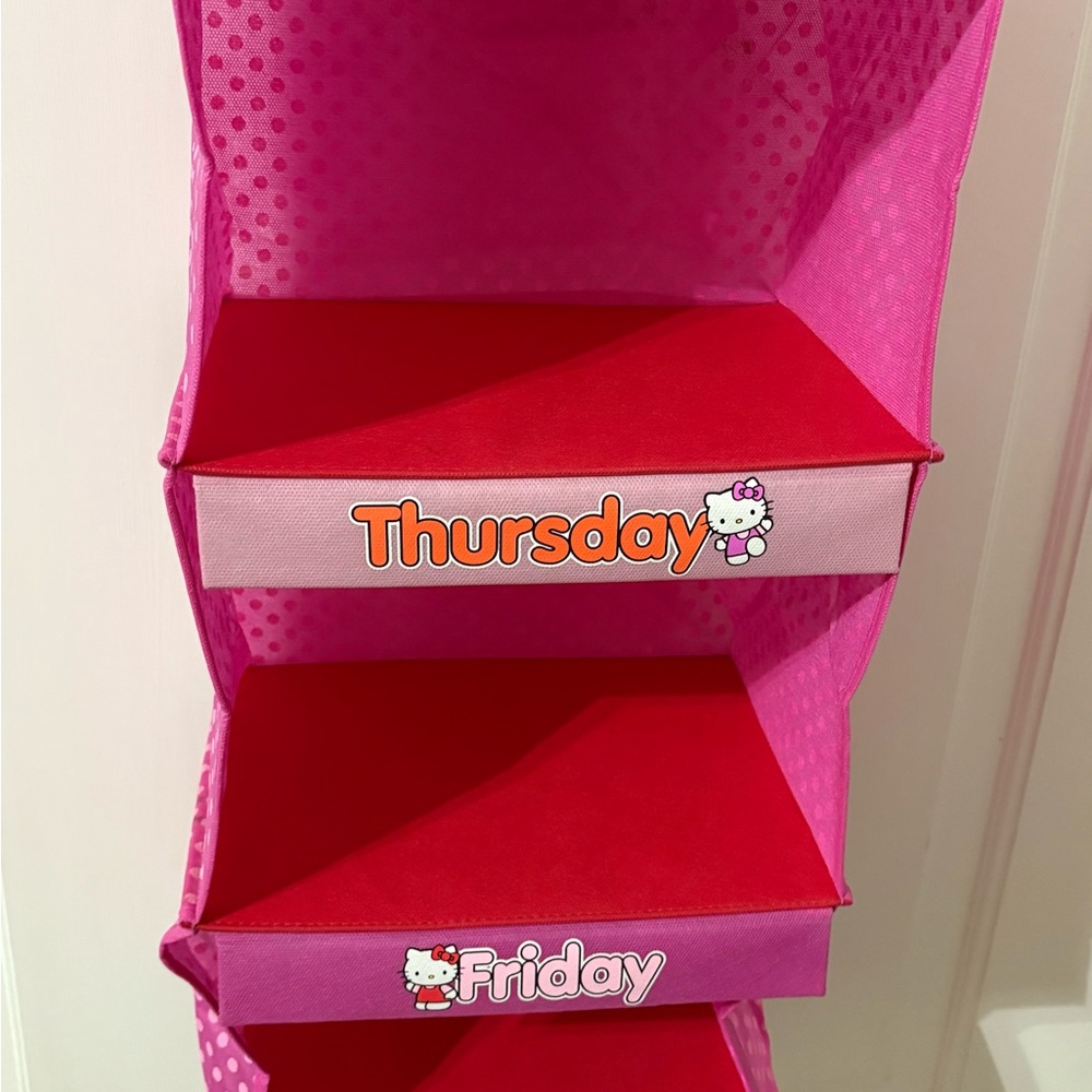Hello Kitty Pink Hanging Organizer -free gift with purchase - Picture 5 of 7